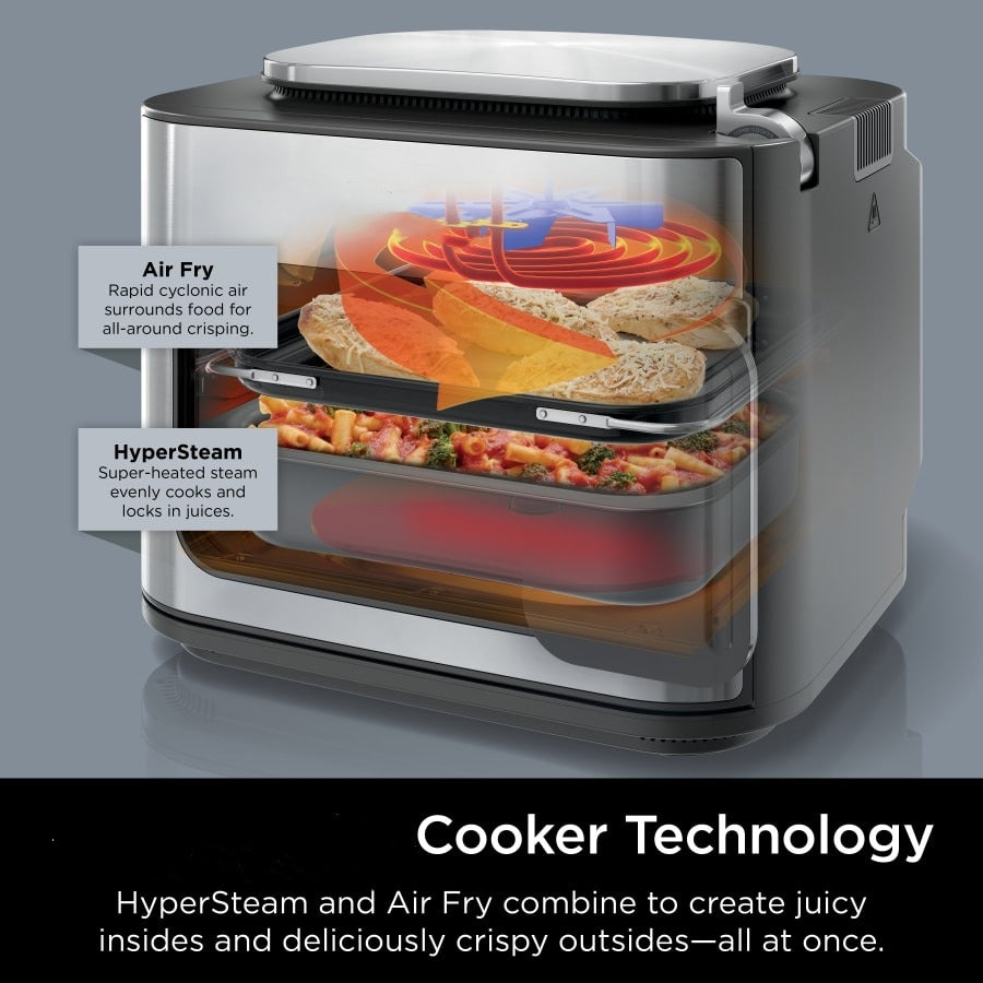 All-in-One Multicooker, Oven, and Air Fryer Bundle