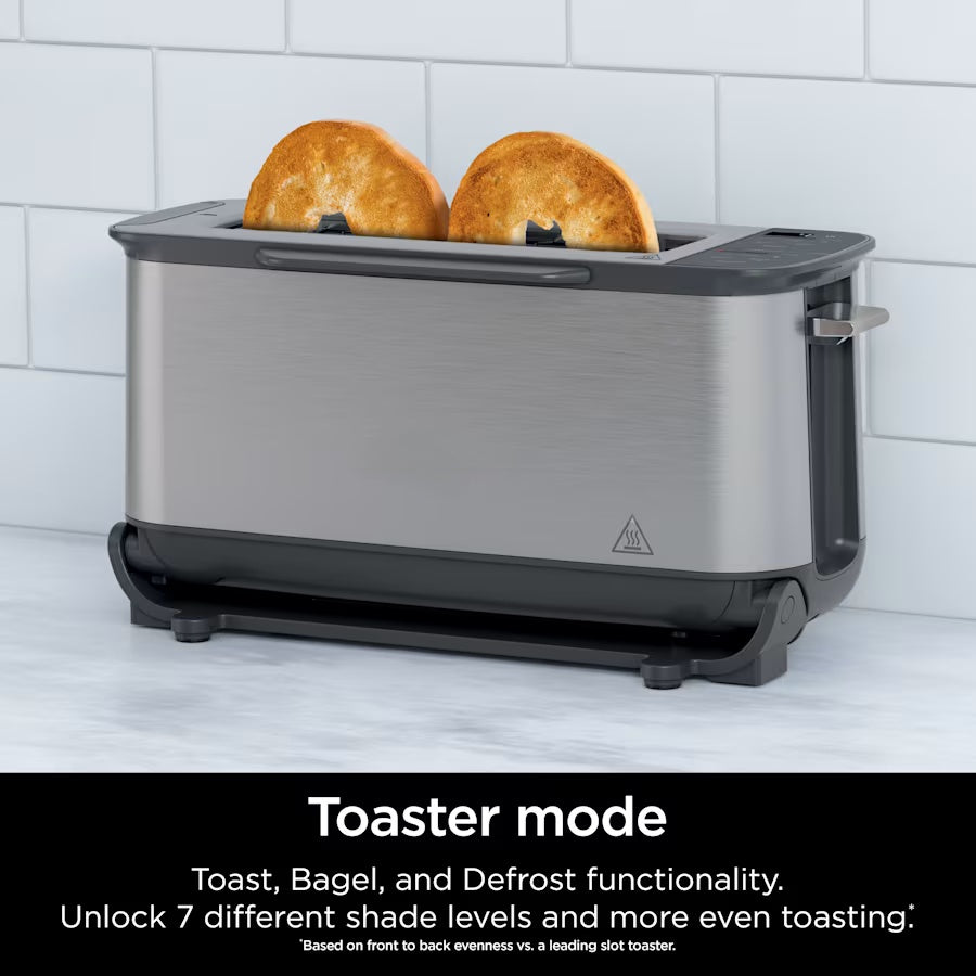 2-in-1 Flip Toaster