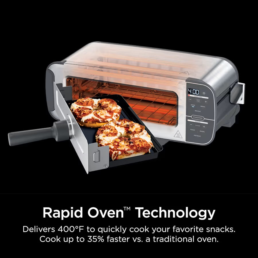 2-in-1 Flip Toaster