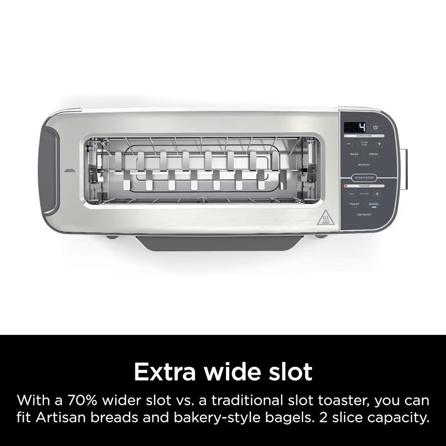 2-in-1 Flip Toaster