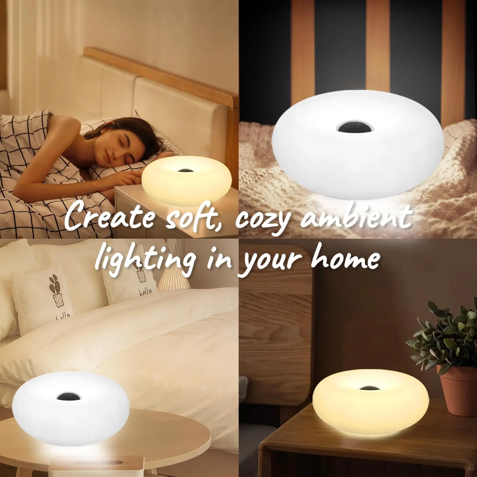 MINJIA® RGB Donut Wall Lamp – Modern Ambient Light