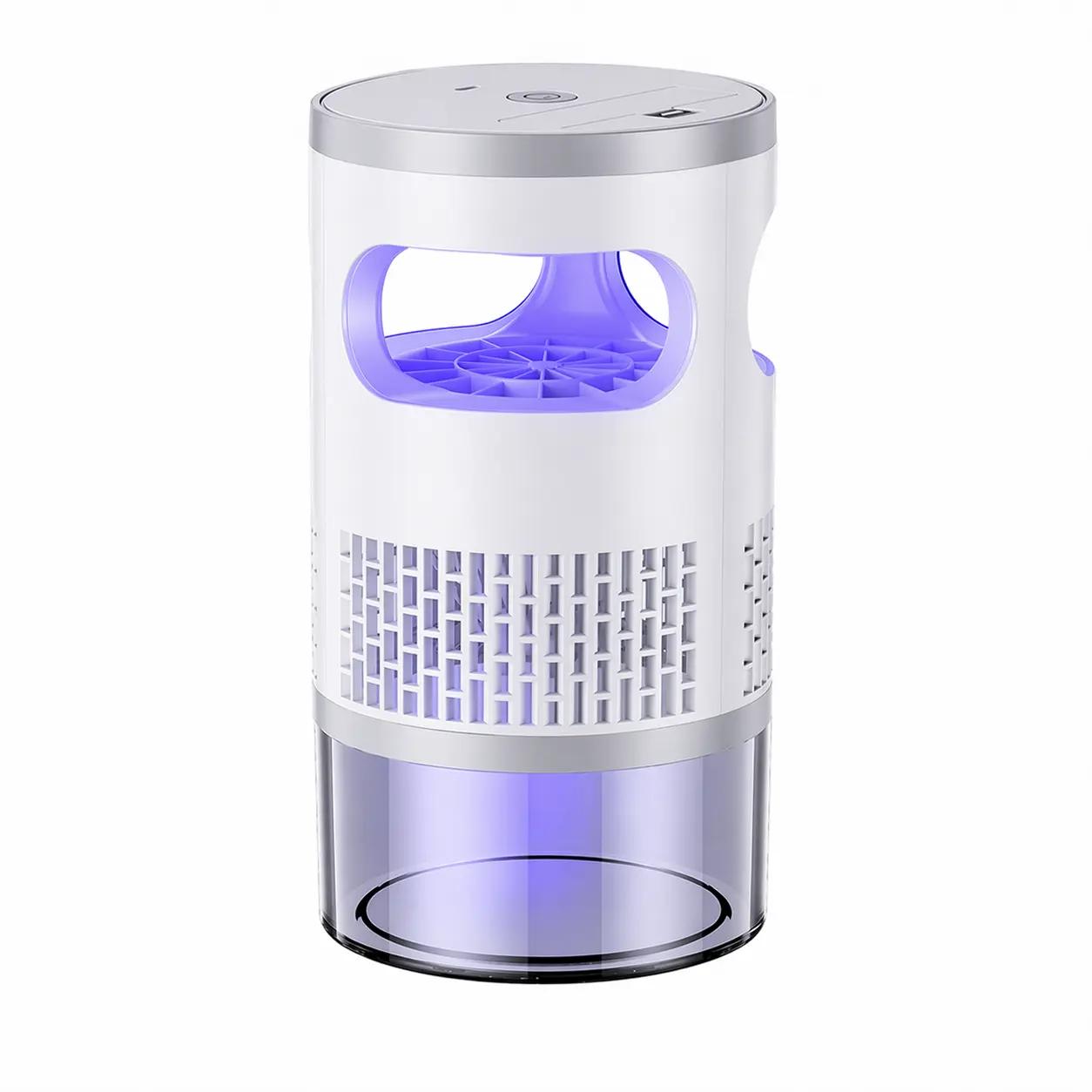 MINJIA Indoor Insect Trap with Light and Suction Non Zapper Flying Bug Catcher for Mosquitoes Fruit Flies Gnats and Moths for Home Use