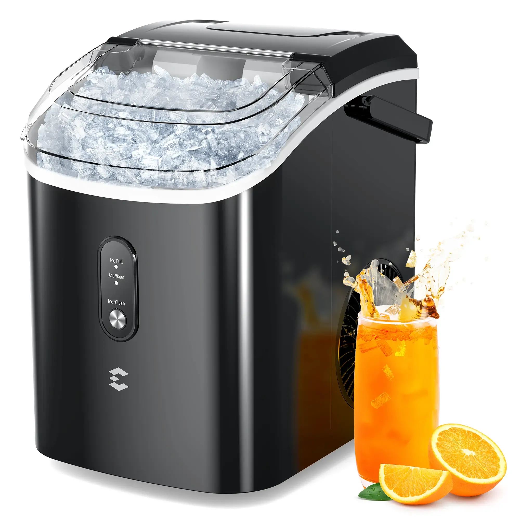 MINJIA® Nugget Ice Maker – Chewable Sonic Ice Machine for Home