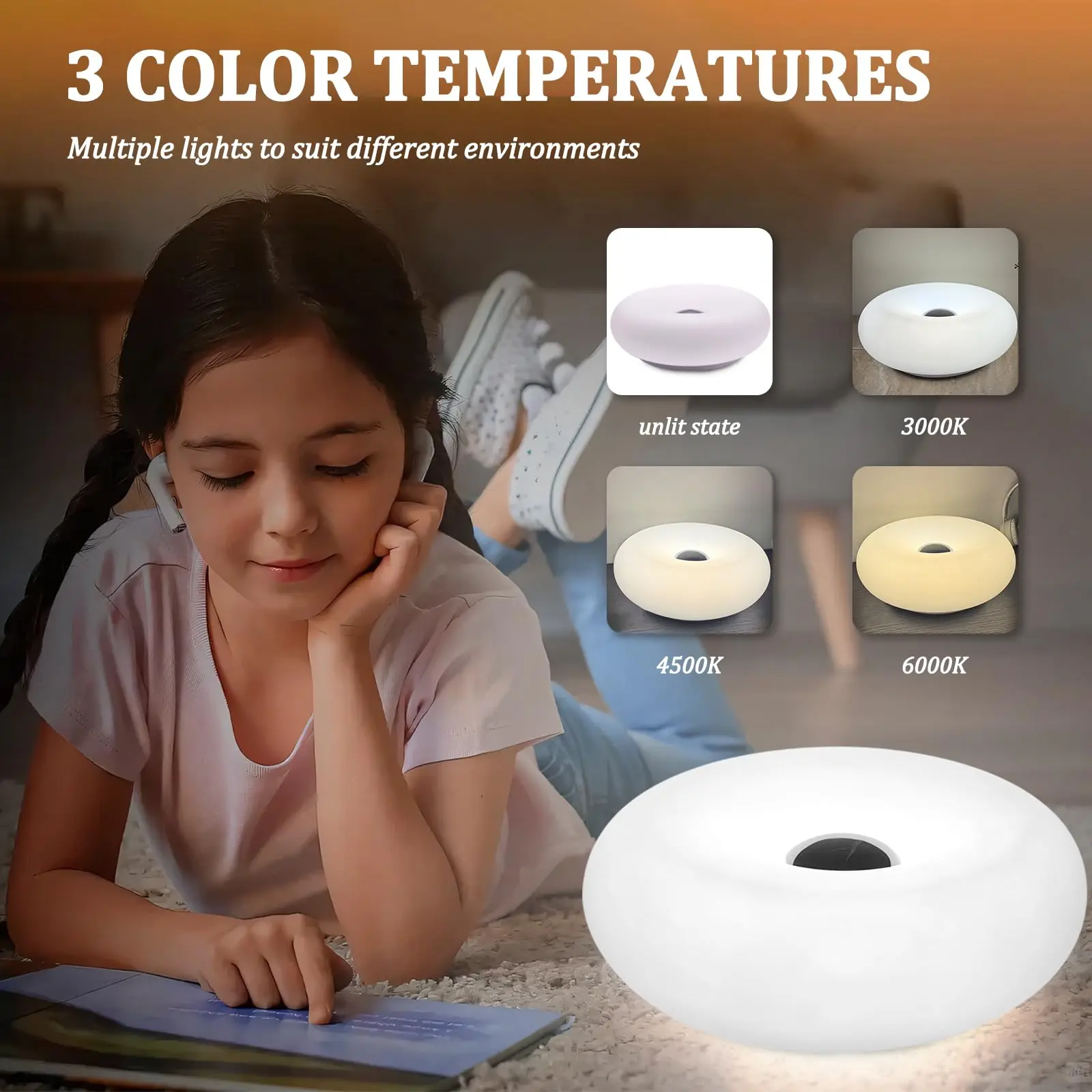 MINJIA® RGB Donut Wall Lamp – Modern Ambient Light