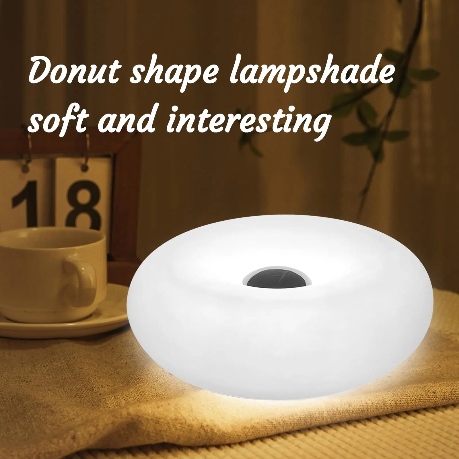 MINJIA® RGB Donut Wall Lamp – Modern Ambient Light