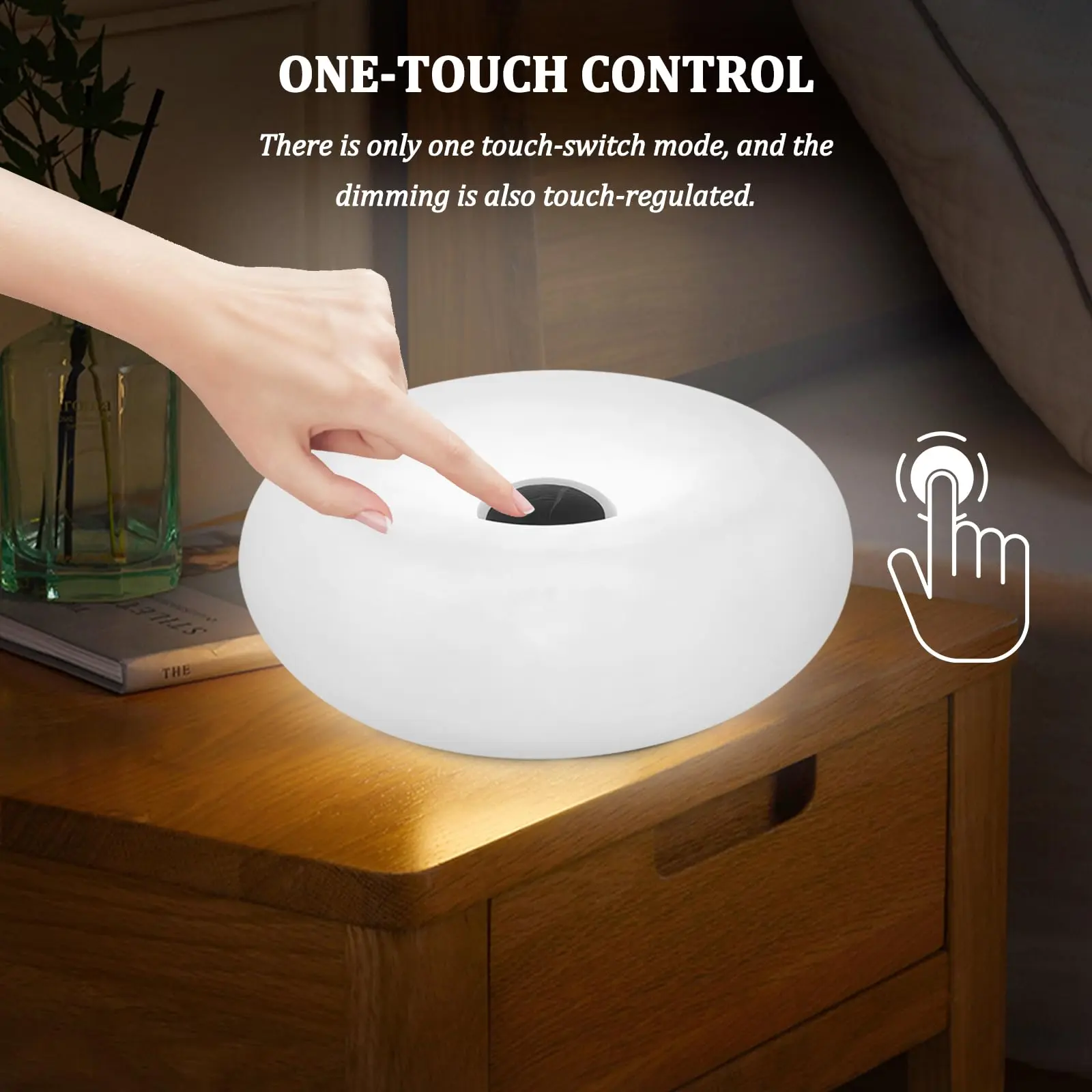 MINJIA® RGB Donut Wall Lamp – Modern Ambient Light