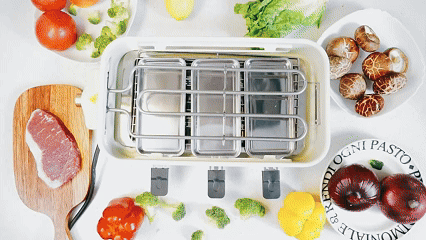 MINJIA Electric Indoor Grill,2 in 1 Indoor Grills