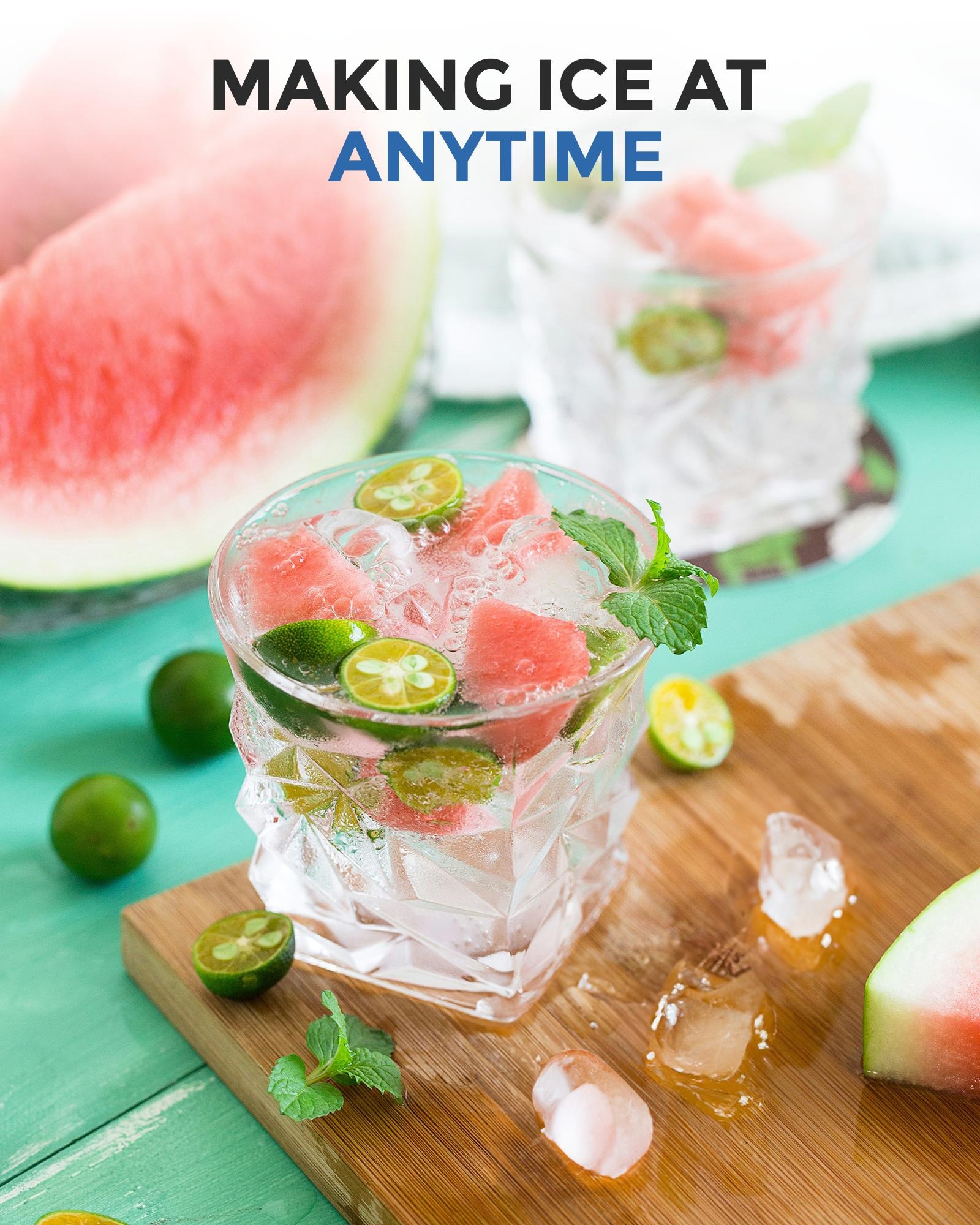 MINJIA® Nugget Ice Maker – Chewable Sonic Ice Machine for Home