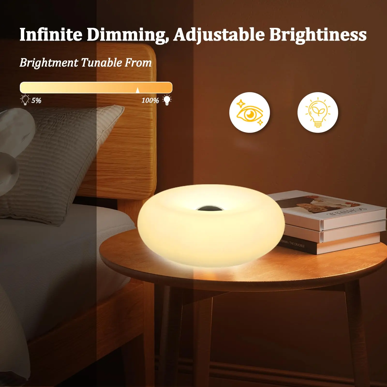MINJIA® RGB Donut Wall Lamp – Modern Ambient Light