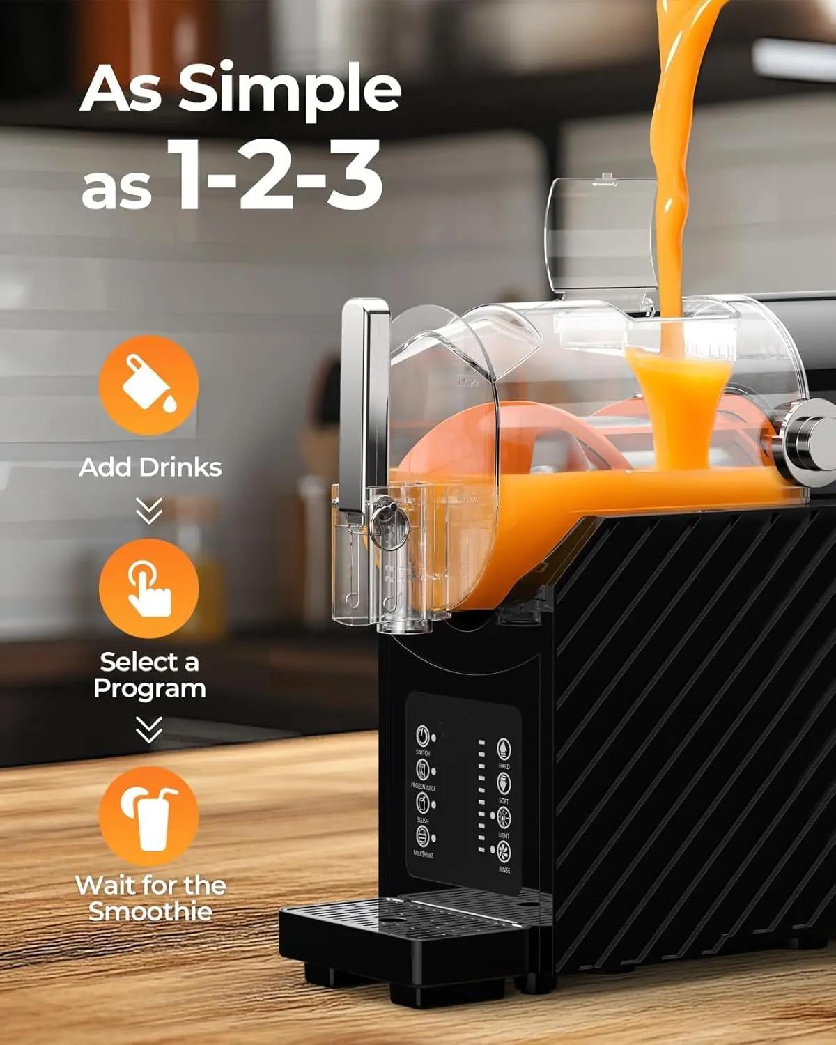 MINJIA® Frozen Drink Maker – No Ice Needed Slushie Machine