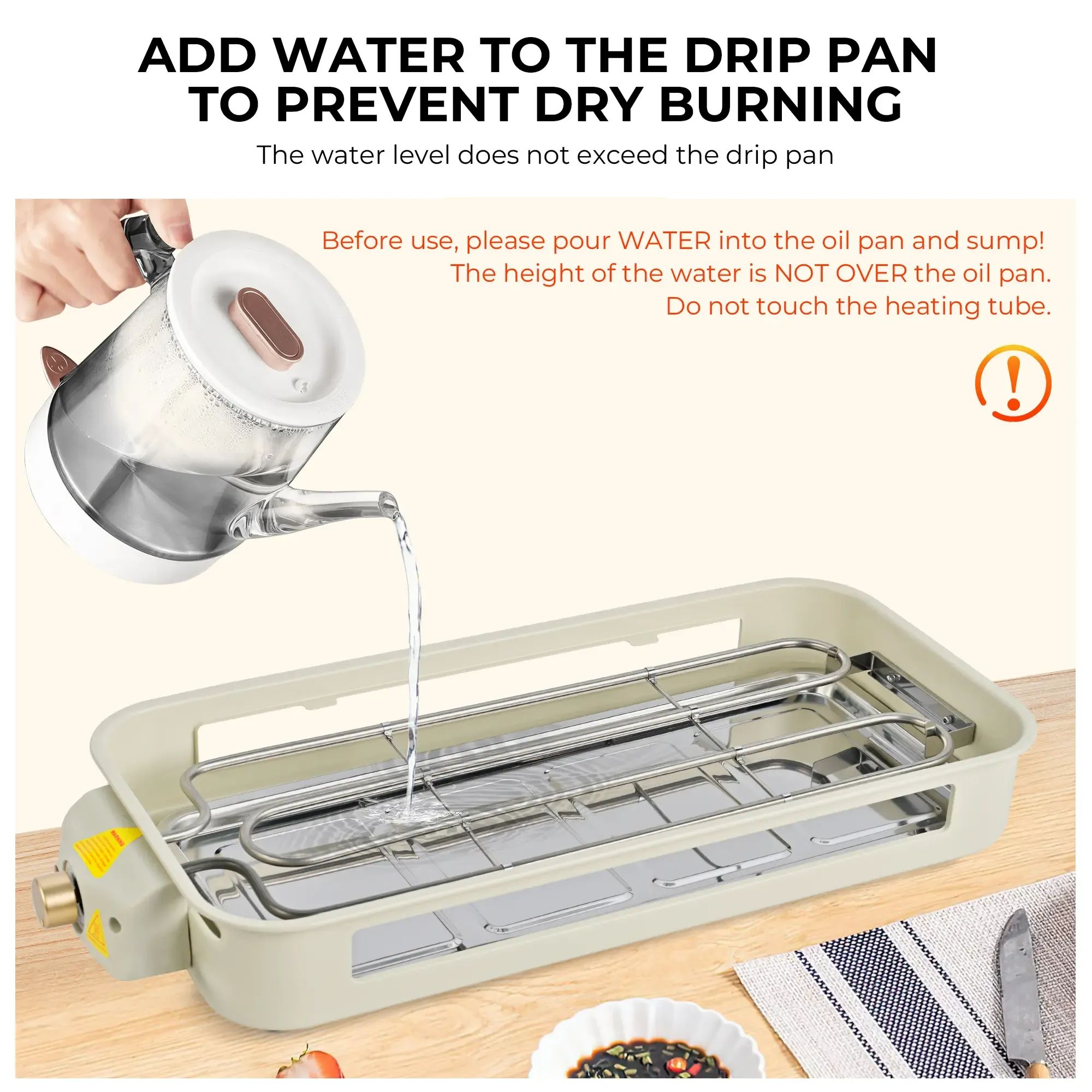 MINJIA Electric Indoor Grill,2 in 1 Indoor Grills