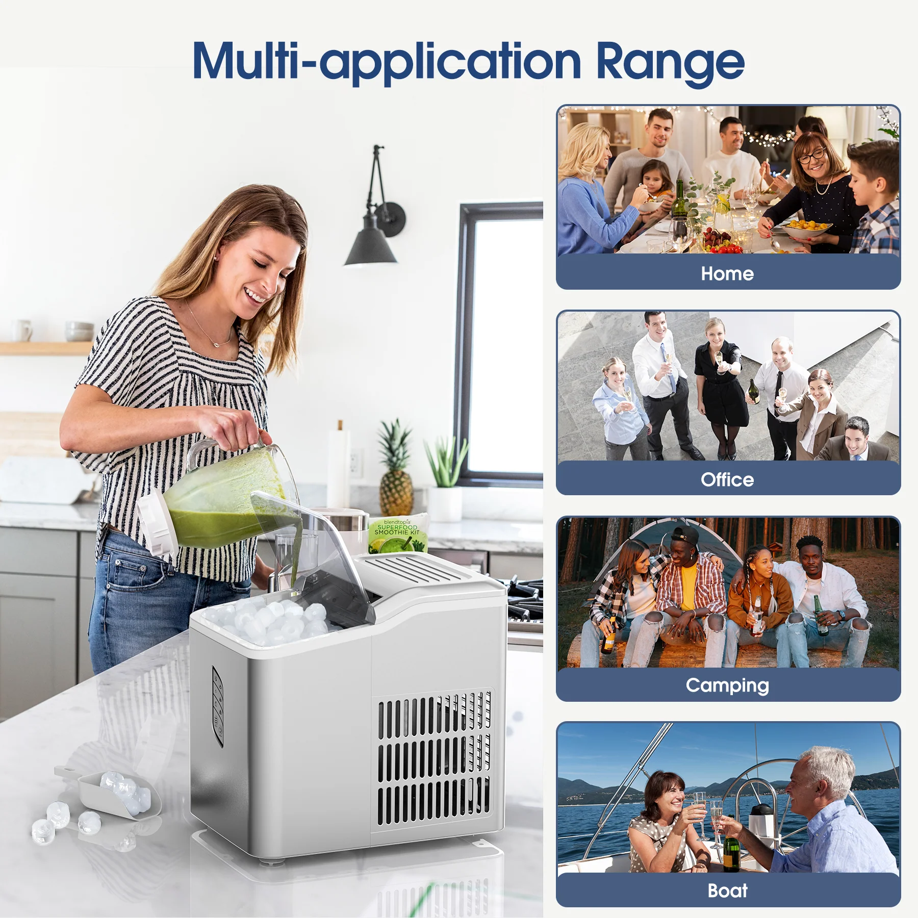 MINJIA® Ice Maker Machine