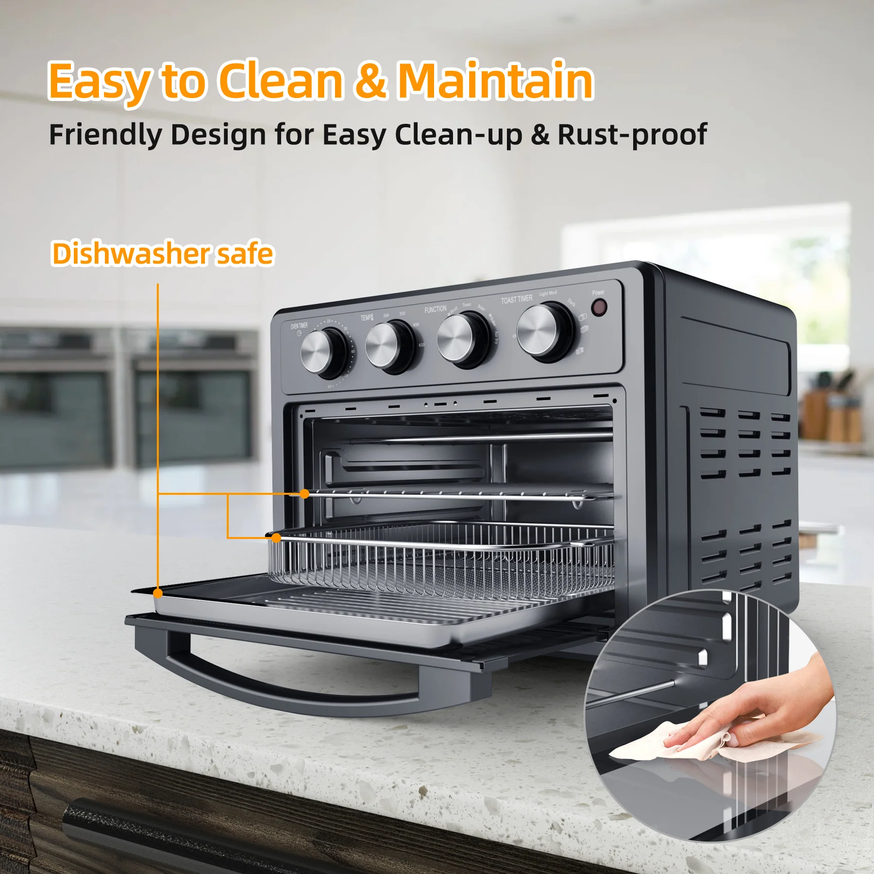 MINJIA® Air Fryer Toaster Oven