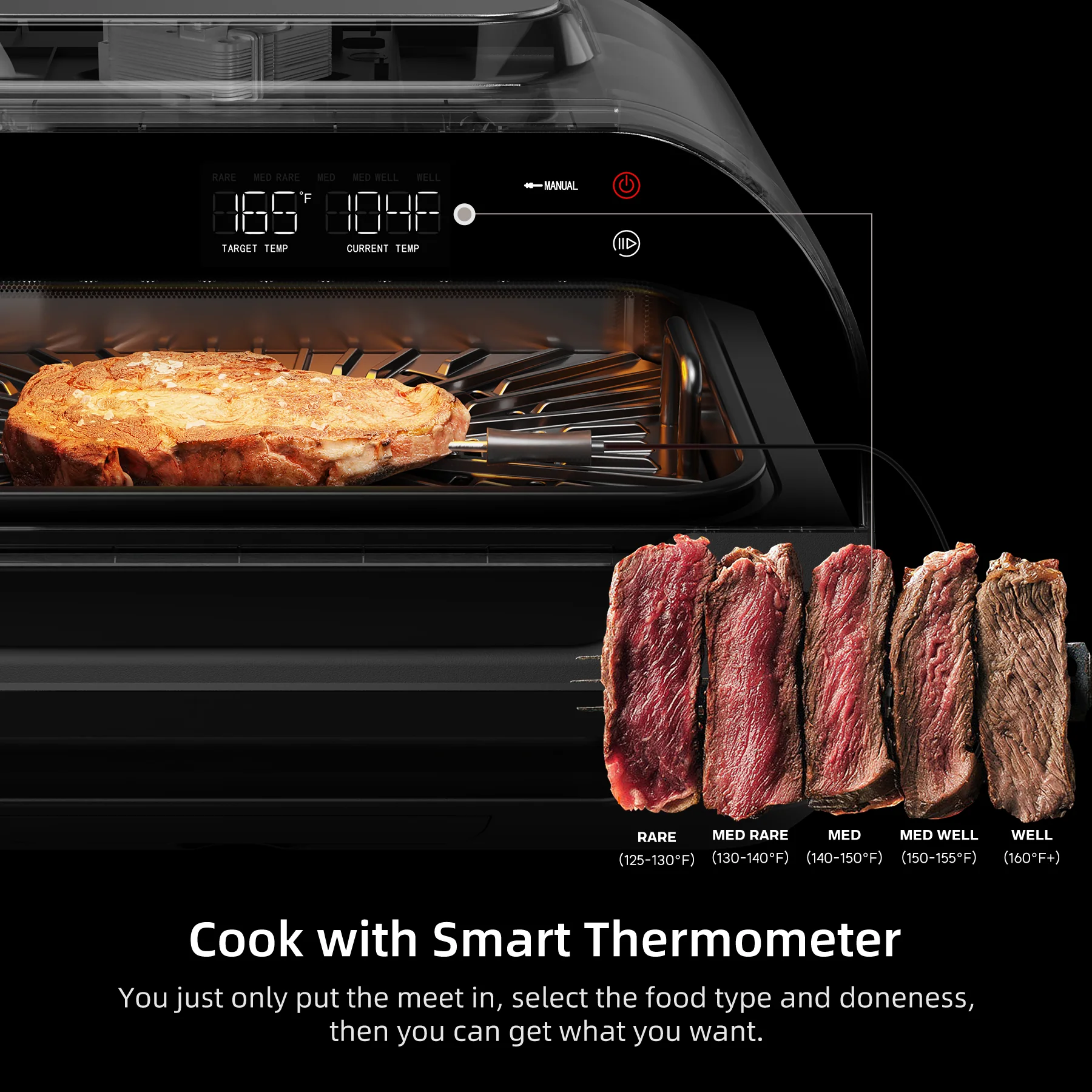 MINJA Chefavor Smart Grill with Air fryer Combo